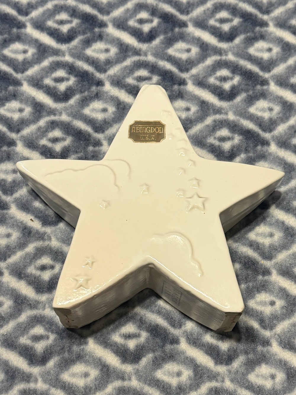 Abingdon Ceramic Star Planter Vase “Star with Galaxy” #463